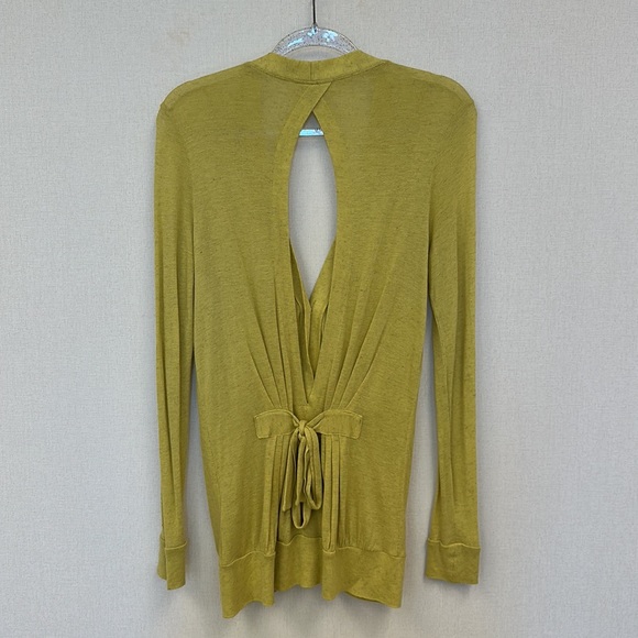 Anthropologie • Pilcro Chartreuse Cut-Out Sweater • Sz XS/S • NEW! - Picture 9 of 14